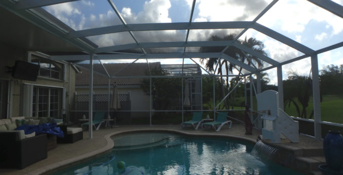 Pool Screen Enclosure, Boca Raton, FL | Décor Screen Doors | Patio Screen Enclosure |
